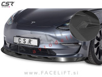 Tesla Model 3 17- podaljšek sprednjega odbijača črni (mat)