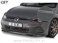VW Golf 8 / CD (20- ) / podaljšek sprednjega odbijača / karbon (sijaj)