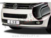 VW T5 / (09-15) / podaljšek sprednjega odbijača / črni (mat)