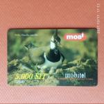 Mobi kartica, 5000 SIT, Priba Vanellus vanellus