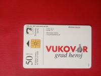 Telefonska kartica, 50 imp.,Vukovar,grad heroj.Hrvatska