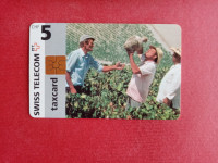 Telekartica.Taxcard.5 CHF Swiss telecom ptt.Švica