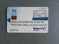 Telekartica,Telekom Slovenije.Nogometna žoga