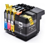 Komplet Brother LC529XL-BK + 3 x LC525XL (C, M, Y)