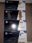 HP toner 503A (C,Y,M) 501A Black