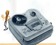 Tape Recorder Reel to Reel magnetofon UHER 734 iz 1962 4,75/9,5/19cm/s