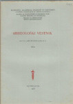 Arheološki vestnik : Acta Archaeologica, VIII/2