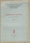 Arheološki vestnik : Acta Archaeologica, VIII/3-4