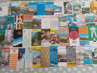 STARE TURISTIČNE PROSPEKTE 10 ,BROŠURE,KARTE,TURISTIČNI KATALOGI