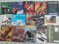 STAREJŠI TUJI LOVSKI KATALOGI OROŽJA IN OPREME,50 KATALOGOV,1993-1997