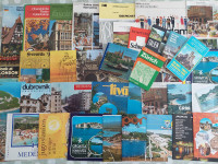 STARI TURISTIČNI PROSPEKTI 5 ,KATALOGI,BROŠURE ,1960,1970,1980, 130 ×