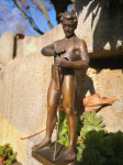 24 cm bronast kip podpisan Keck 1,1kg bron