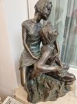 Bronasti kip Moški in ženska