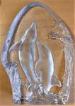 Goebelova steklena skulptura - dva delfina