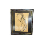 (K170) N/A; Grafika; akt; 56 cm x 68 cm