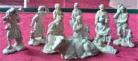 skulptura Svete družine - kositrna miniatura