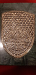 SLOVENSKI  ČEBELARSKI  GRB SLOVENIJA  BRON 20X15 CM