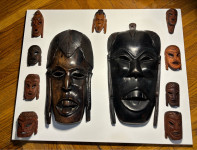 Stare umetniške maske iz Etiopije