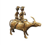 Vintage medeninasta figurica / kip