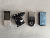 Klasični mobilni telefoni Nokia C2 01, Nokia 2680s-2, LG VN360
