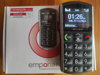 Telefon Emporia Pure z novo baterijo in manjšo napako - brez poštnine!