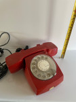 Retro telefon Iskra rdec