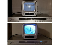 Prenosna ČB TV z radiem ELTA 2209N1, CRT 5 col (12.7cm), 2000-2002