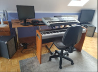 Digitalni pianino + klaviatura (celoten studio)