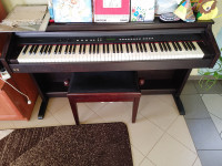 Električni klavir DP501 + nastavljiv stol + razdelilec za slusalke