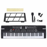 vidaXL 61 tipk Piano Electric Keyboard z glasbenim stojalom za otroke