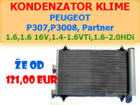 HLADILNIK KLIME PEUGEOT P307,P30008,PARTNER