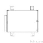 Kondenzator klime 2621K8C1 - Daihatsu Terios 06-