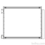 Kondenzator klime 27X1K8C1S - Nissan Qashquai 13-
