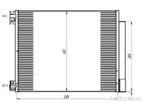 Kondenzator klime 60C3K8C1S - Renault Megane 16-