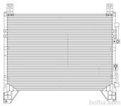 Kondenzator klime 7116K8C1S - Ssangyong Rexton 02-
