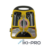 Ključi z ragljo - set 8-19 mm, 7kos