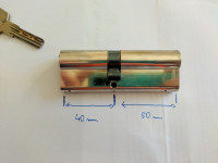 Cilindrični vložek za ključavnico TITAN K5 40/50