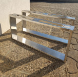 Inox nogice za klubsko mizico, par