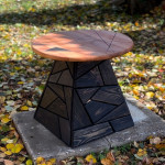 Unikatna klubska miza - premer 60cm