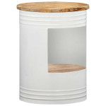 vidaXL Klubska mizica 43x55 cm trden mangov les