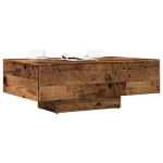 vidaXL Klubska mizica starinski les 85x55x31 cm inženirski les
