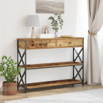 vidaXL Konzolna miza Star les 100 x 28 x 75 cm