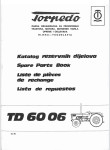 Deutz Torpedo katalog rezervnih delov TD 6006