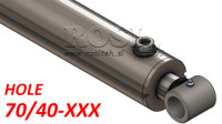 hidravlični cilinder 70/40 HOLE hod od 100 do 1000mm