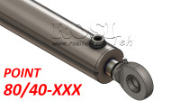 hidravlični cilinder 80/40 POINT hod od 100 do 1000mm