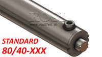 hidravlični cilinder 80/40 STANDARD hod od 100 do 1000mm