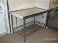 INOX DELOVNI PULT - MIZA