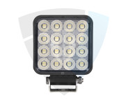 LED delovna luč 64 LED, 64 W, razpršena, kvadratna