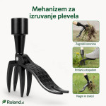 Orodje za puljenje plevela s 4 kremplji