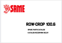 Same katalog rezervnih delov ROW-CROP 100.6